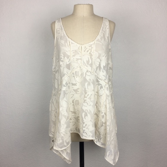 Anthropologie Vanessa Virginia Lacework Tank - Picture 2 of 7